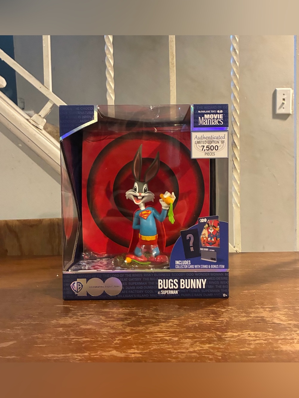 Bugs Bunny as Superman Movie Maniacs Collectible Figure $19